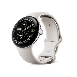Google Pixel Watch 4 Wi-Fiモデル 45mm GA09308-US Polished Silver アルミケース Porcelain アクティブ バンド 0840353931459